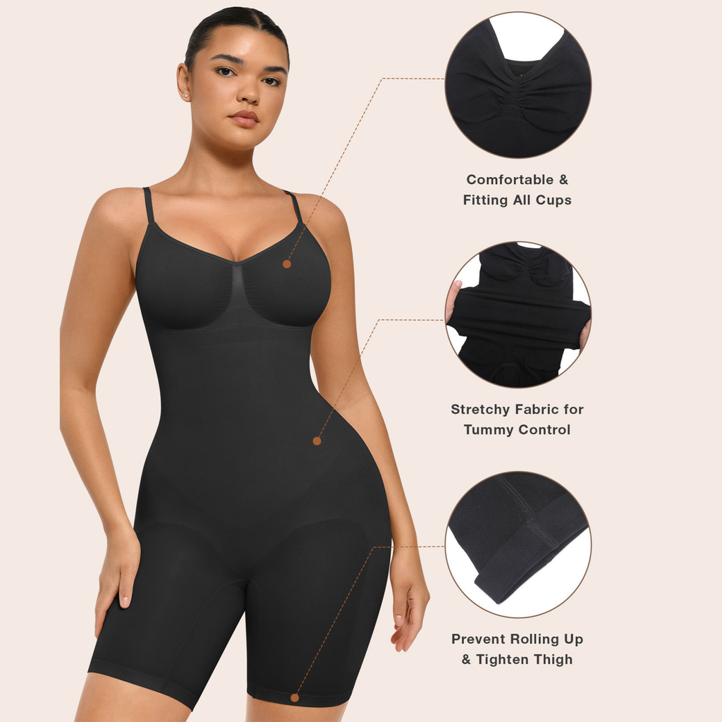 Seamless Full Body Shapewear Bodysuit for Women