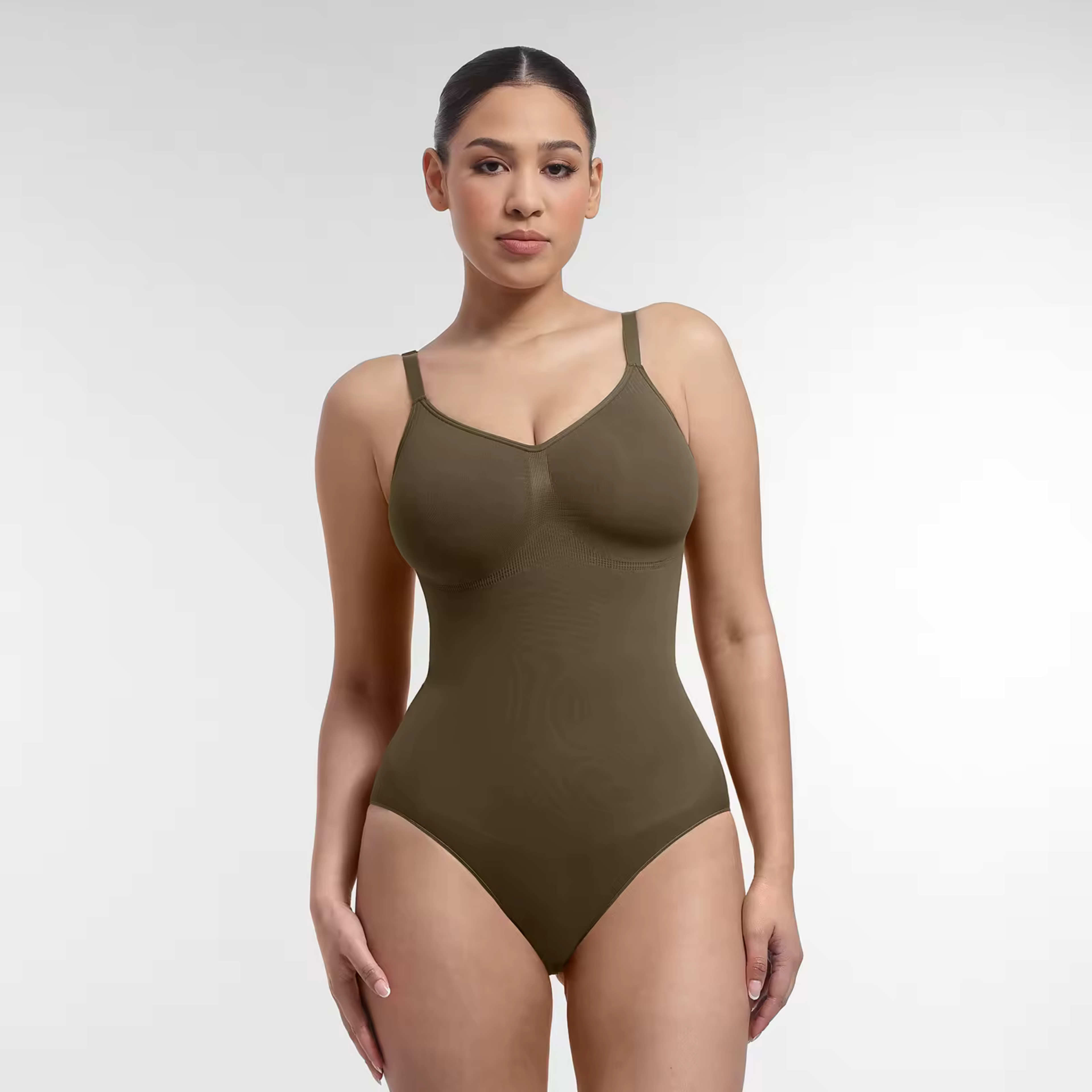 Seamless Tummy Control Shapewear Bodysuit for Women