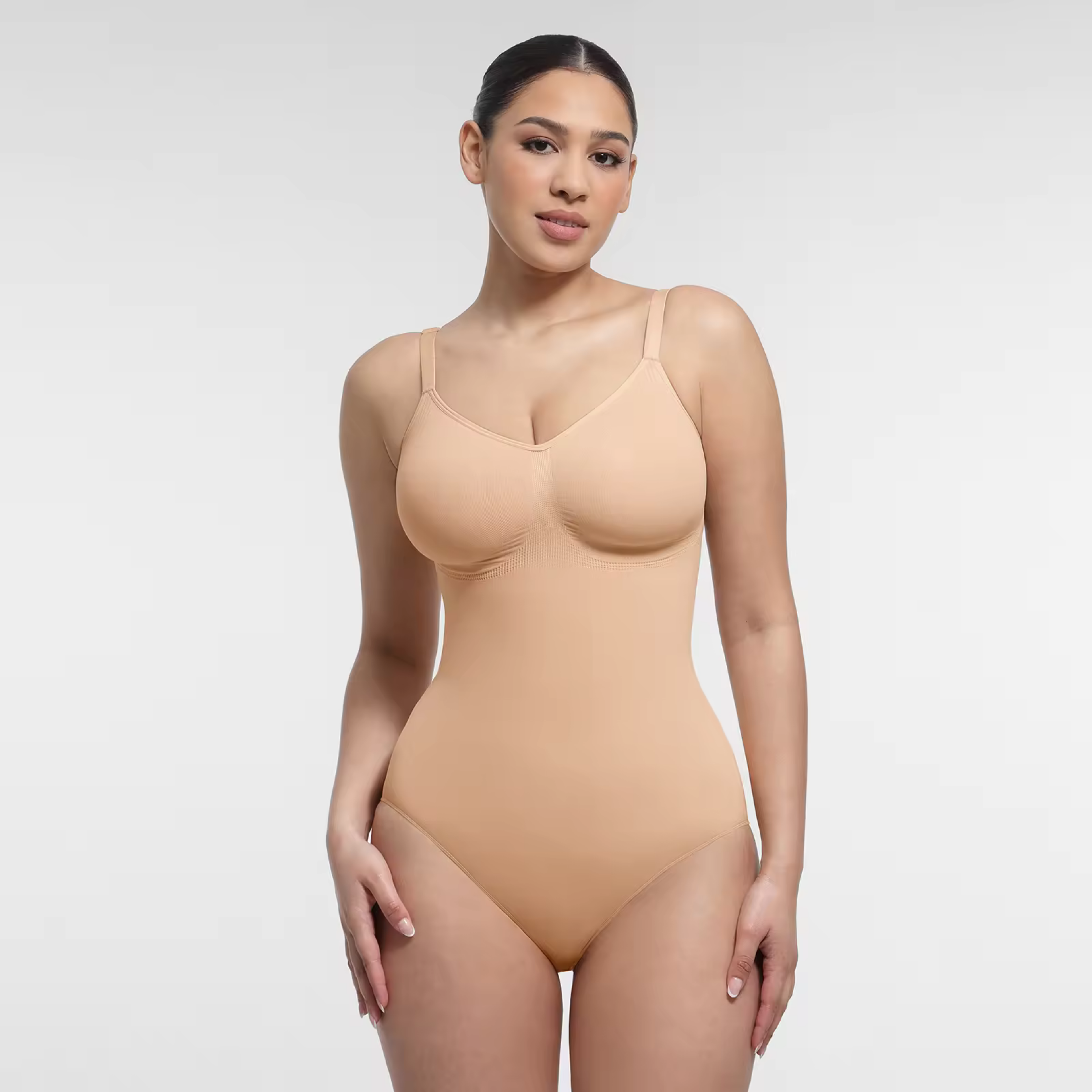 Seamless Tummy Control Shapewear Bodysuit for Women